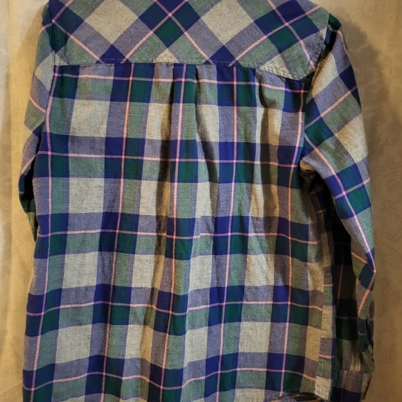 J. Crew Women's Classic-Fit Flannel Shirt Size S - Picture 5 of 6